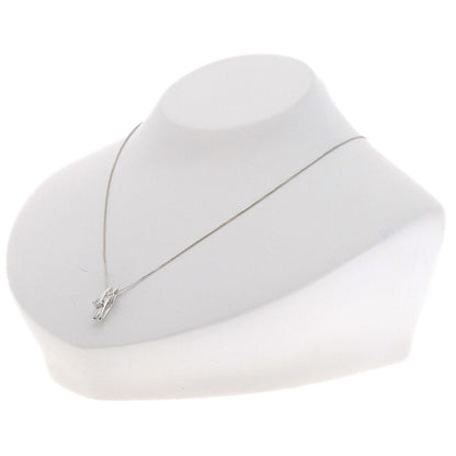 TASAKI Diamond Necklace K18 White Gold Ladies [Used]