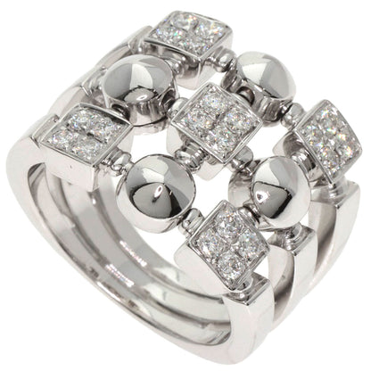 BVLGARI Lucia Diamond Ring K18 White Gold Ladies [Used]