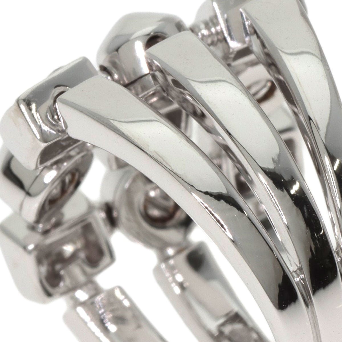 BVLGARI Lucia Diamond Ring K18 White Gold Ladies [Used]