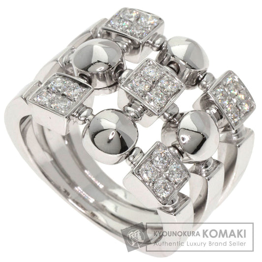 BVLGARI Lucia Diamond Ring K18 White Gold Ladies [Used]