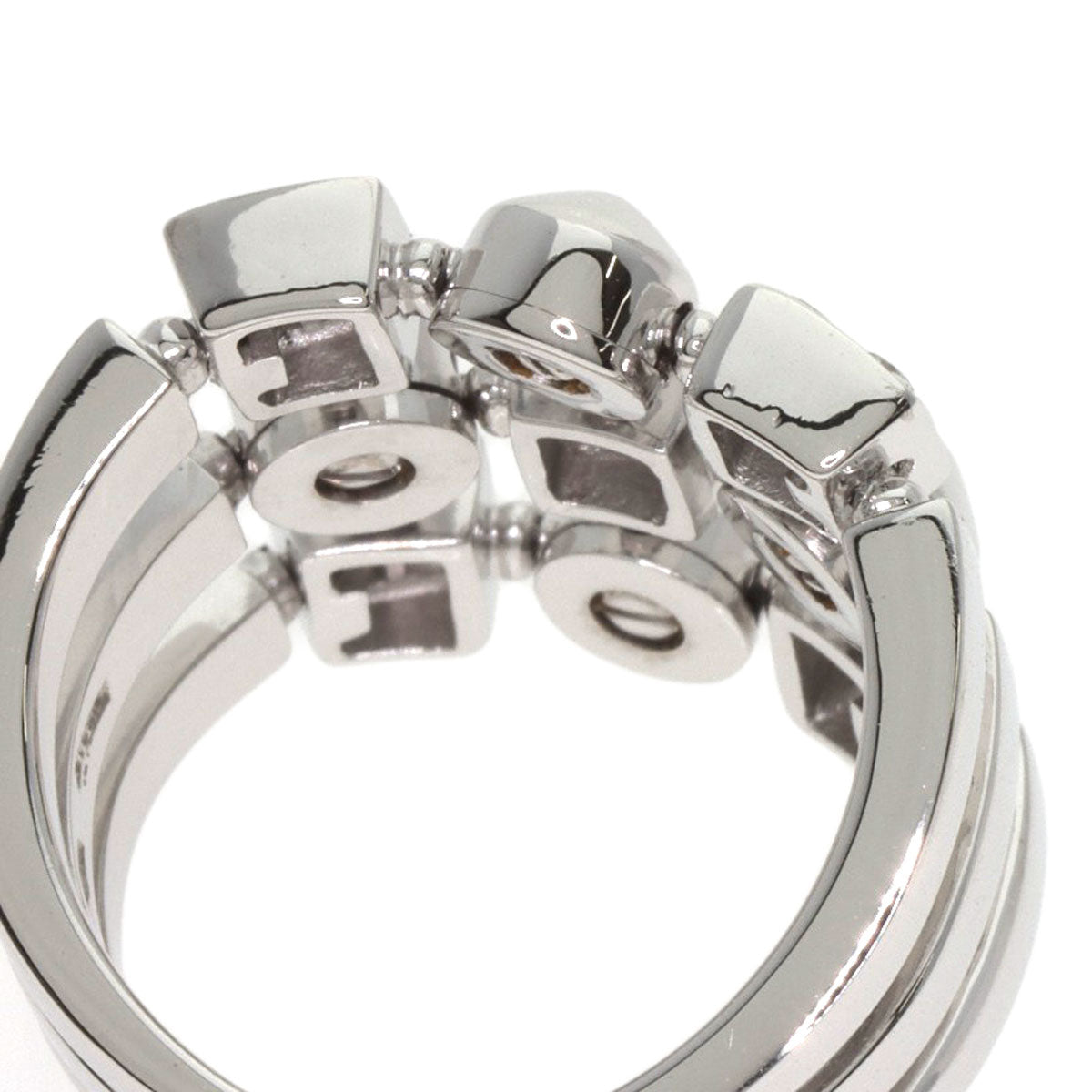 BVLGARI Lucia Diamond Ring K18 White Gold Ladies [Used]