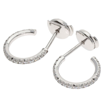 TIFFANY&Co. Metro Full Diamond earring K18 White Gold Ladies [Used]