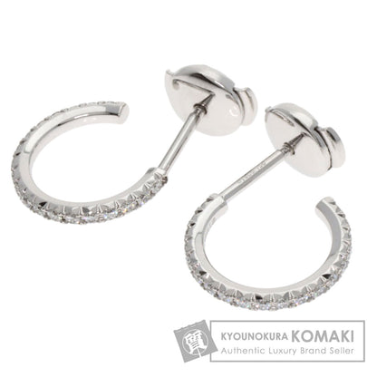 TIFFANY&Co. Metro Full Diamond earring K18 White Gold Ladies [Used]