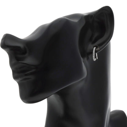 TIFFANY&Co. Metro Full Diamond earring K18 White Gold Ladies [Used]