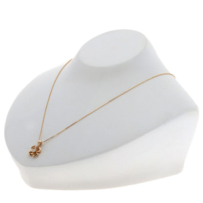 BVLGARI Fiorever 1P Diamond Necklace K18 Pink Gold Ladies [Used]