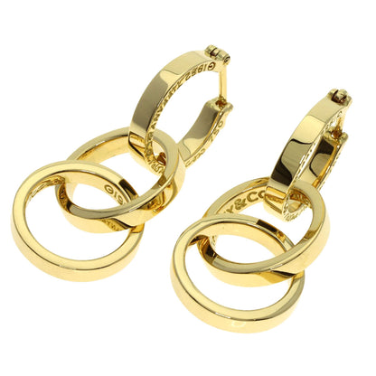 TIFFANY&Co. Triple Circle earring K18 Yellow Gold Ladies [Used]