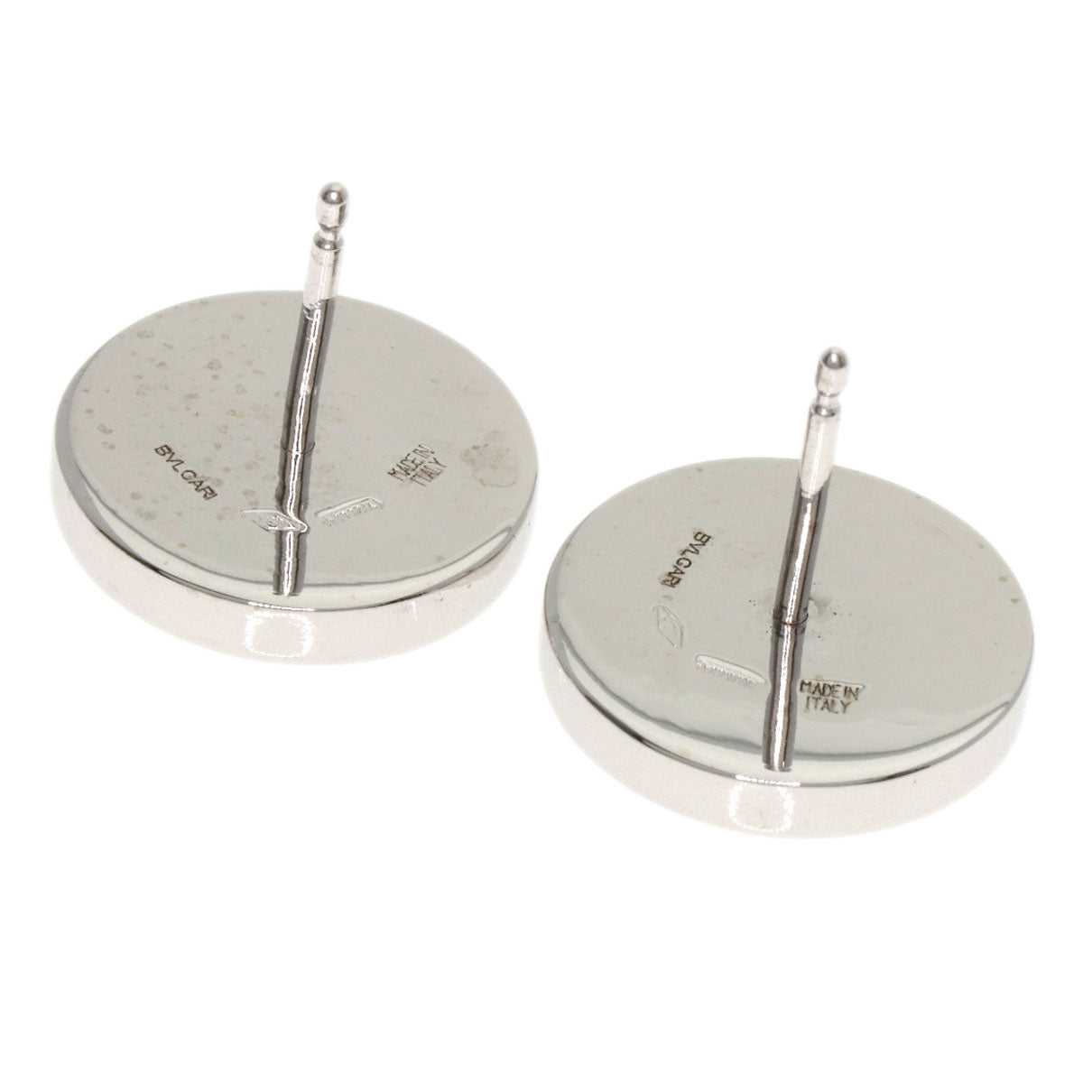 BVLGARI optical earring K18 White Gold Ladies [Used]