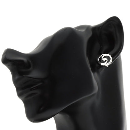 BVLGARI optical earring K18 White Gold Ladies [Used]