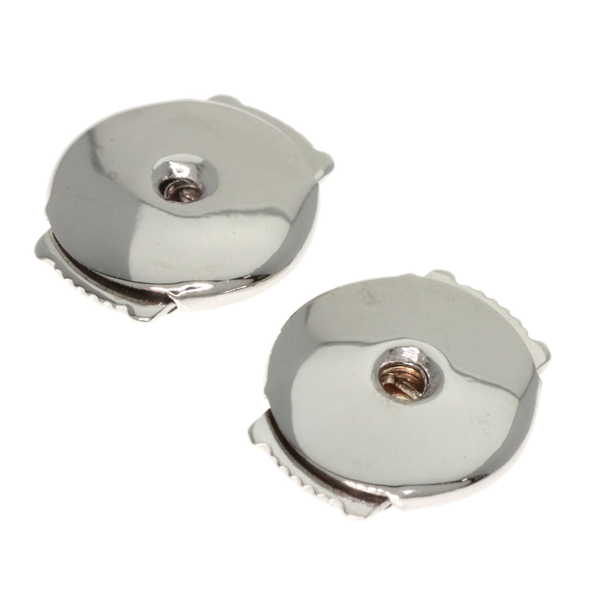 BVLGARI optical earring K18 White Gold Ladies [Used]