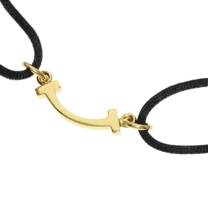 TIFFANY&Co. T Smile Mini Code Bracelet K18 Yellow Gold Ladies [Used]
