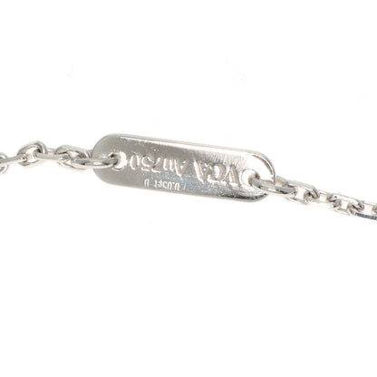 Van Cleef & Arpels Frivole Mini Diamond Necklace K18 White Gold Ladies [Used]