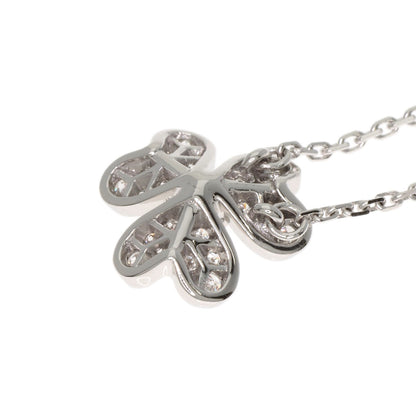 Van Cleef & Arpels Frivole Mini Diamond Necklace K18 White Gold Ladies [Used]