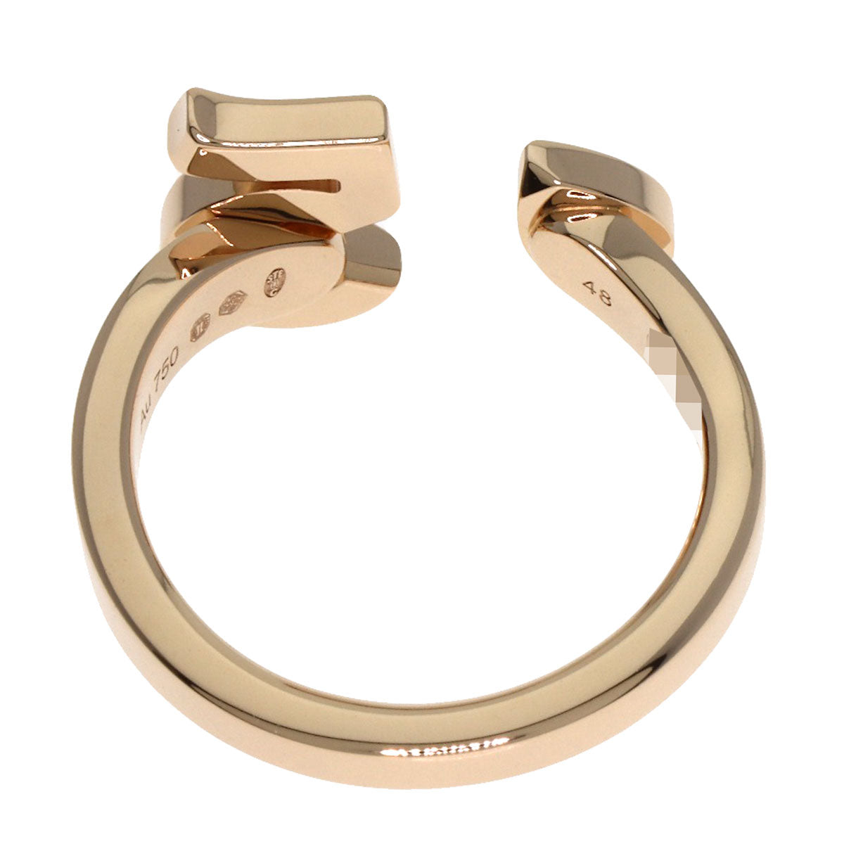 CHANEL Extrait de Chanel No. 5 Diamond #48 Ring K18 Pink Gold Ladies [Used]