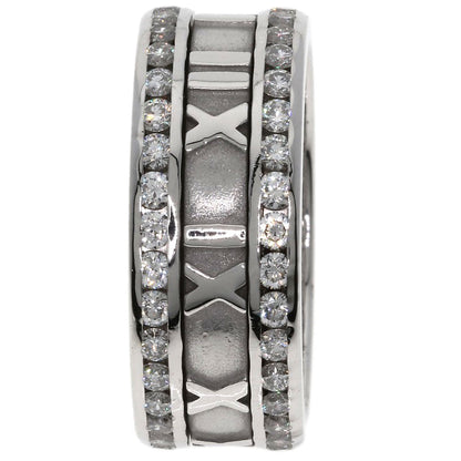 TIFFANY&Co. Atlas Edge Diamond Ring K18 White Gold Ladies [Used]