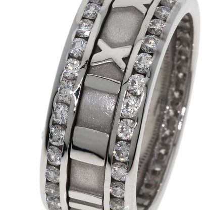 TIFFANY&Co. Atlas Edge Diamond Ring K18 White Gold Ladies [Used]
