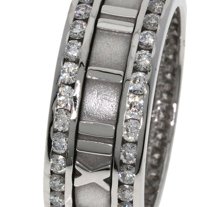 TIFFANY&Co. Atlas Edge Diamond Ring K18 White Gold Ladies [Used]