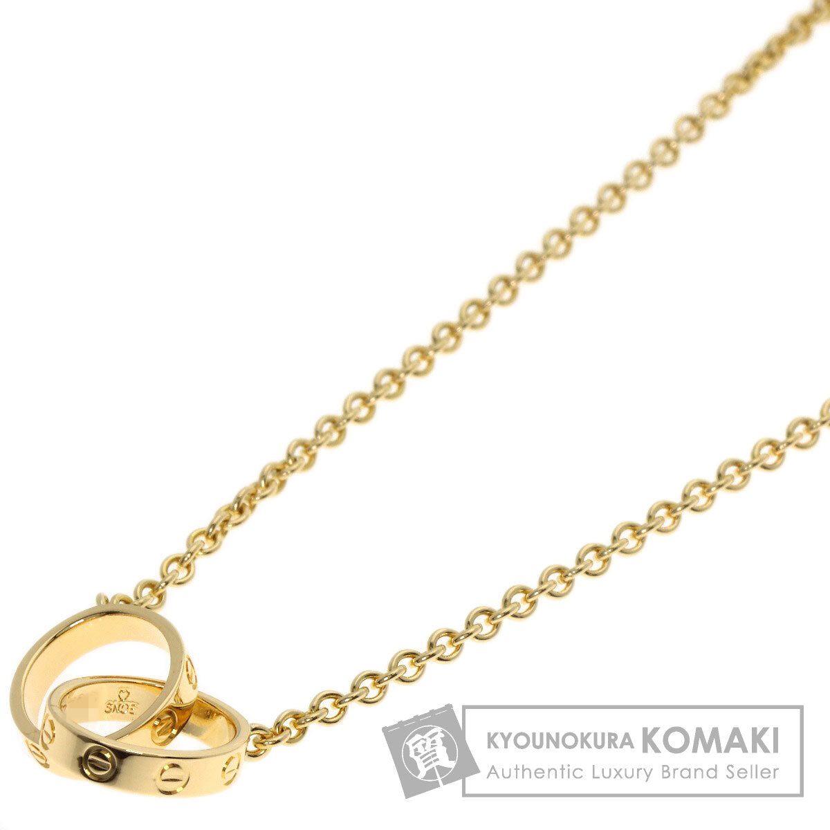 CARTIER Baby love Necklace K18 Yellow Gold Ladies [Used]