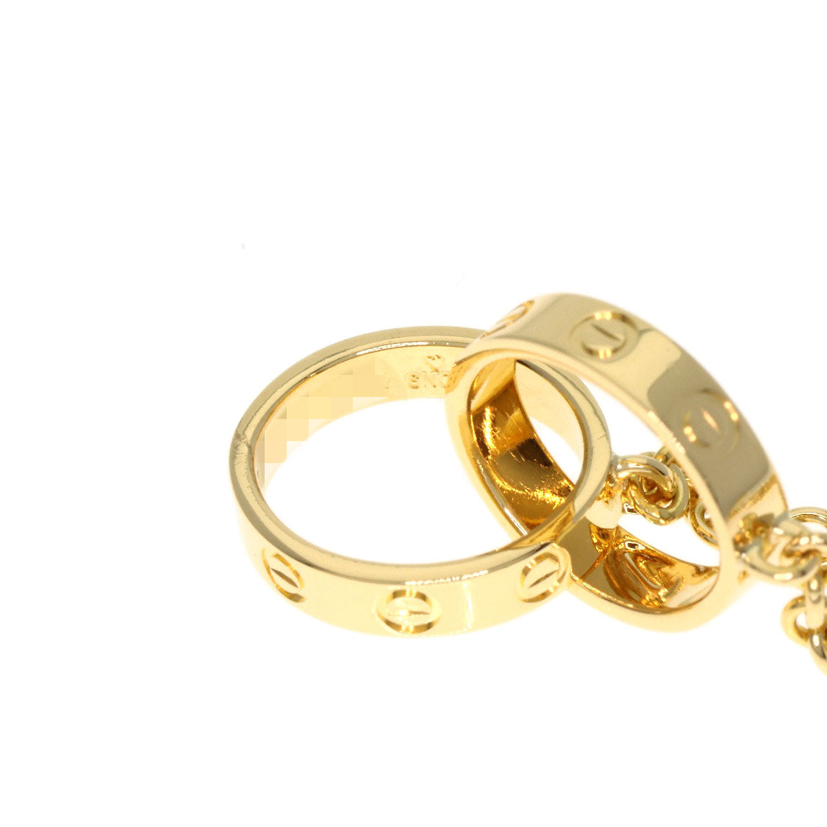 CARTIER Baby love Necklace K18 Yellow Gold Ladies [Used]