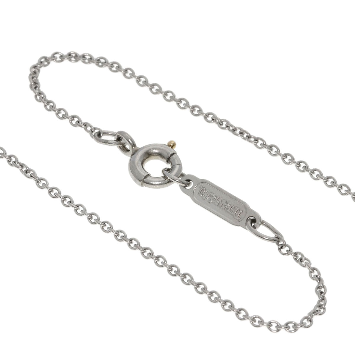 TIFFANY&Co. Small cross diamond Necklace Platinum PT950 Ladies [Used]