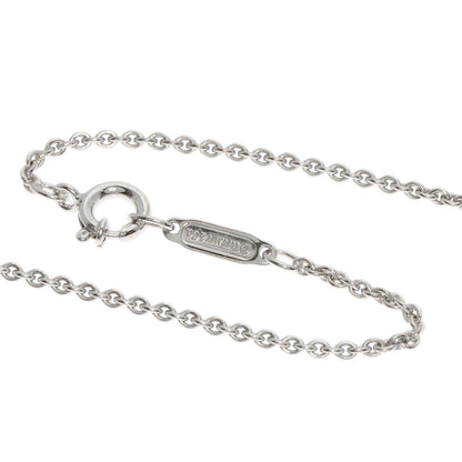 TIFFANY&Co. 1837 bar Diamond Necklace K18 White Gold Ladies [Used]