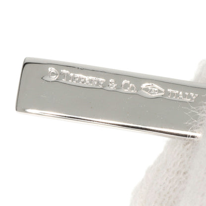 TIFFANY&Co. 1837 bar Diamond Necklace K18 White Gold Ladies [Used]