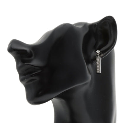 TIFFANY&Co. 1837 Bar Drop Diamond earring K18 White Gold Ladies [Used]