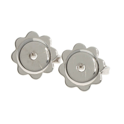 TIFFANY&Co. 1837 Bar Drop Diamond earring K18 White Gold Ladies [Used]