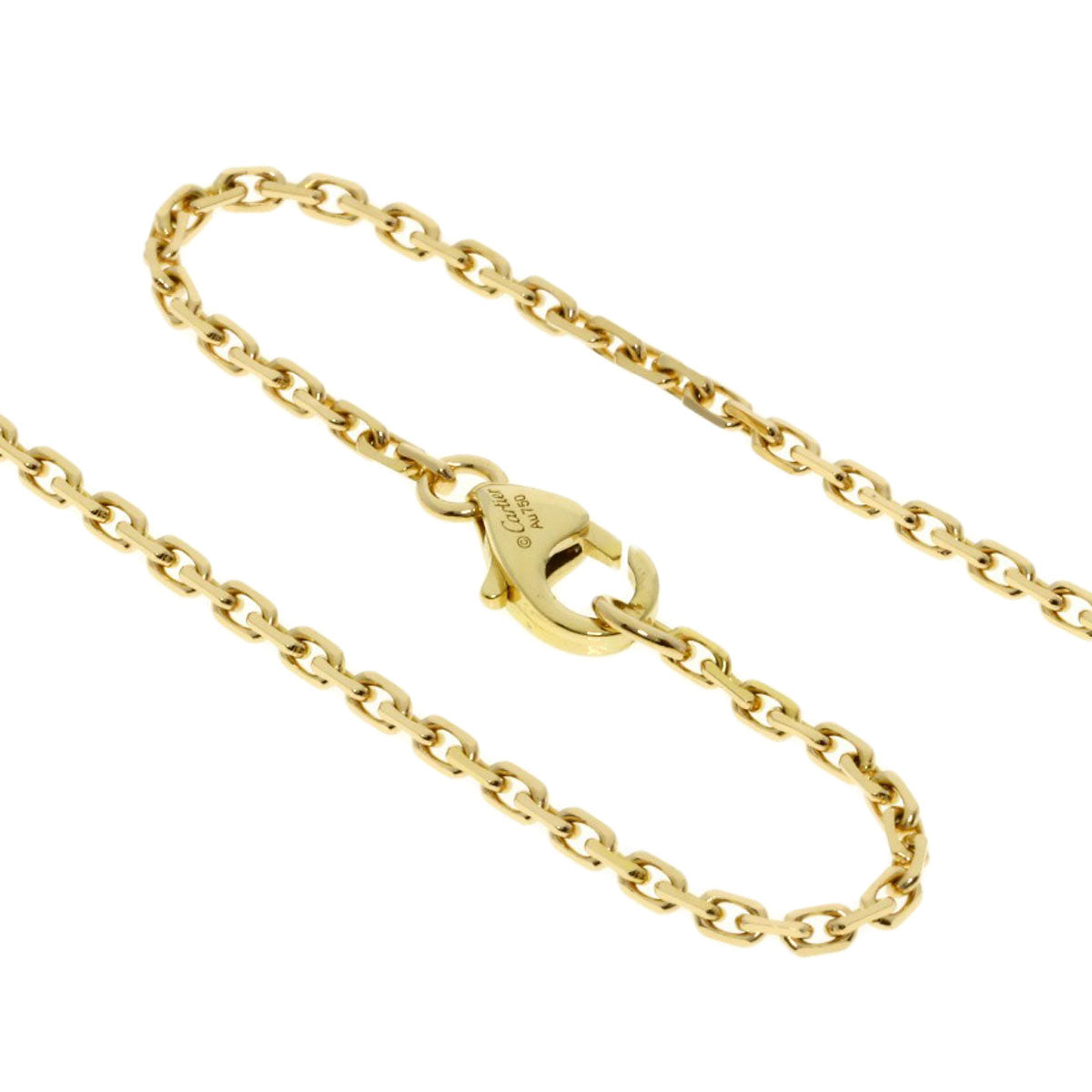 CARTIER Baby Love Diamond Necklace K18 Yellow Gold Ladies [Used]
