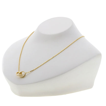 CARTIER Baby Love Diamond Necklace K18 Yellow Gold Ladies [Used]