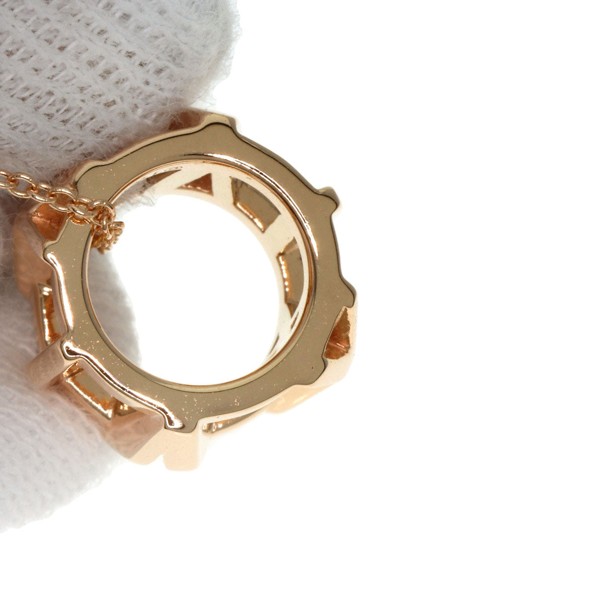 TIFFANY&Co. Atlas open Necklace K18 Pink Gold Ladies [Used]