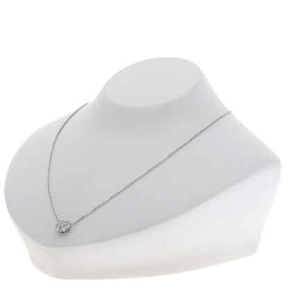 Van Cleef & Arpels Fleurette Large Model Diamond Necklace K18 White Gold Ladies [Used]