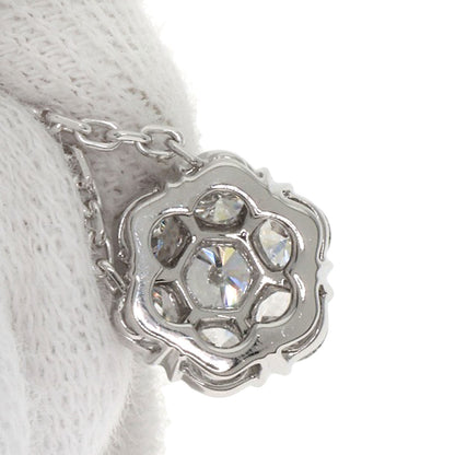 Van Cleef & Arpels Fleurette Large Model Diamond Necklace K18 White Gold Ladies [Used]