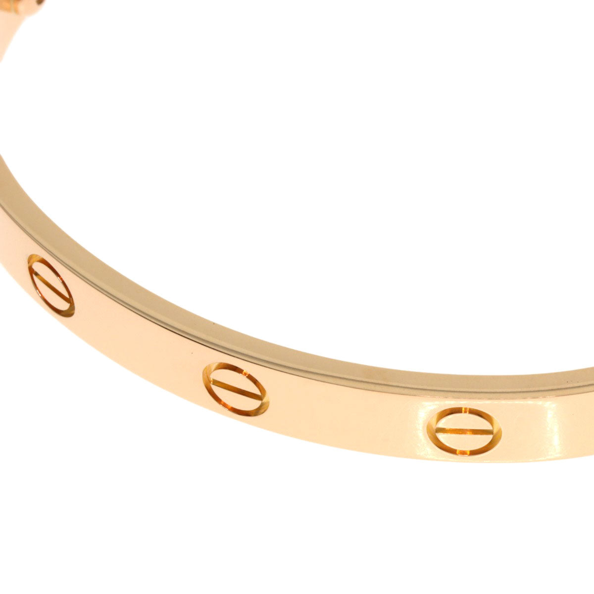 CARTIER LOVE Bracelets #16 Bracelet K18 Pink Gold Ladies [Used]