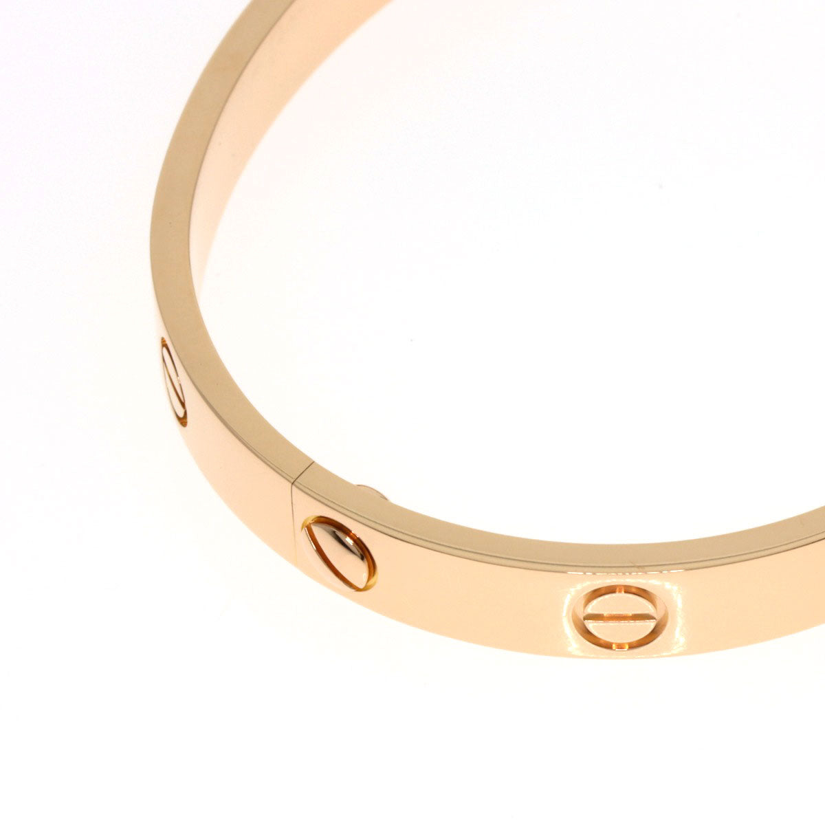 CARTIER LOVE Bracelets #16 Bracelet K18 Pink Gold Ladies [Used]