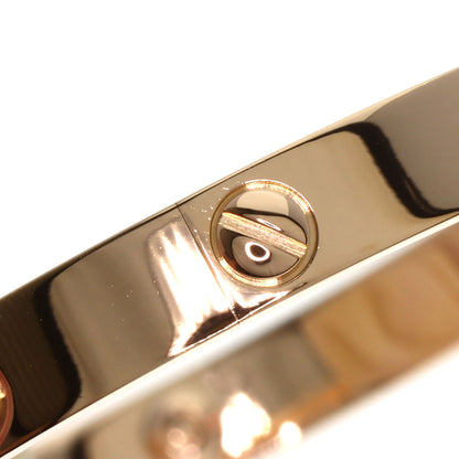 CARTIER LOVE Bracelets #17 without driver Bracelet K18 Pink Gold Ladies [Used]