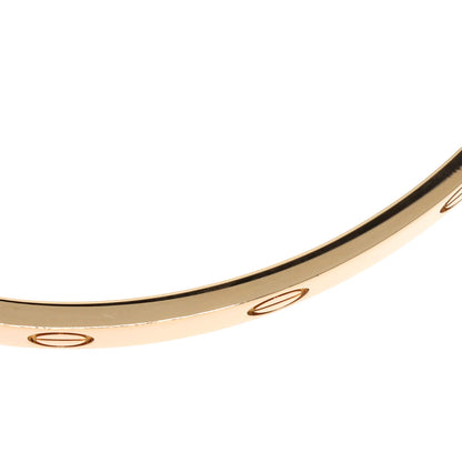 CARTIER LOVE Bracelets #17 without driver Bracelet K18 Pink Gold Ladies [Used]