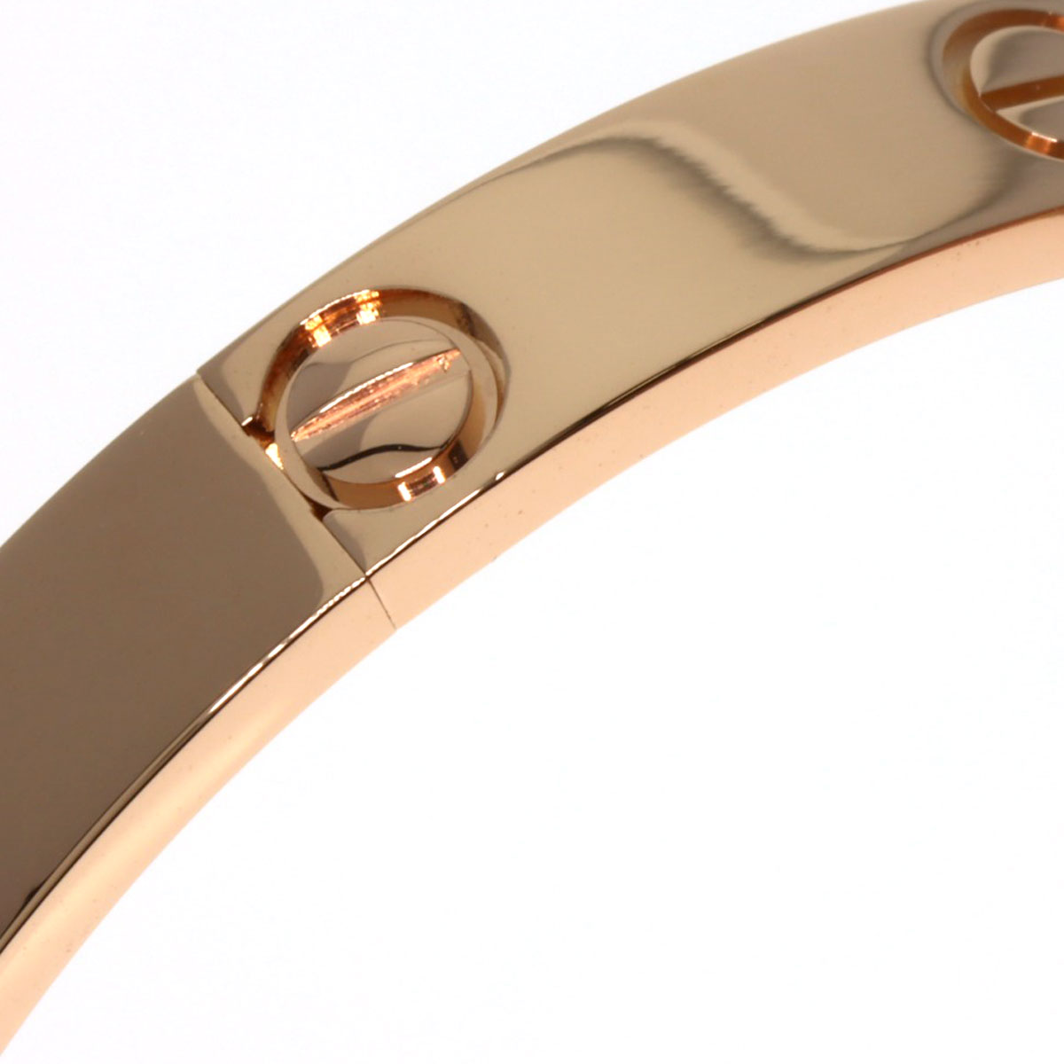 CARTIER LOVE Bracelets #17 Bracelet K18 Pink Gold Ladies [Used]