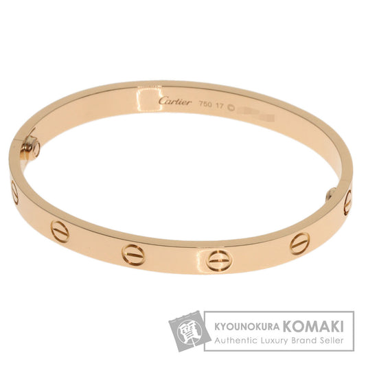 CARTIER LOVE Bracelets #17 Bracelet K18 Pink Gold Ladies [Used]