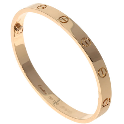 CARTIER LOVE Bracelets #17 Bracelet K18 Pink Gold Ladies [Used]