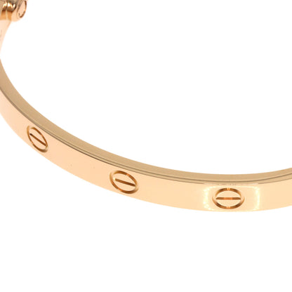 CARTIER LOVE Bracelets #17 Bracelet K18 Pink Gold Ladies [Used]