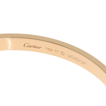CARTIER LOVE Bracelets #17 Bracelet K18 Pink Gold Ladies [Used]
