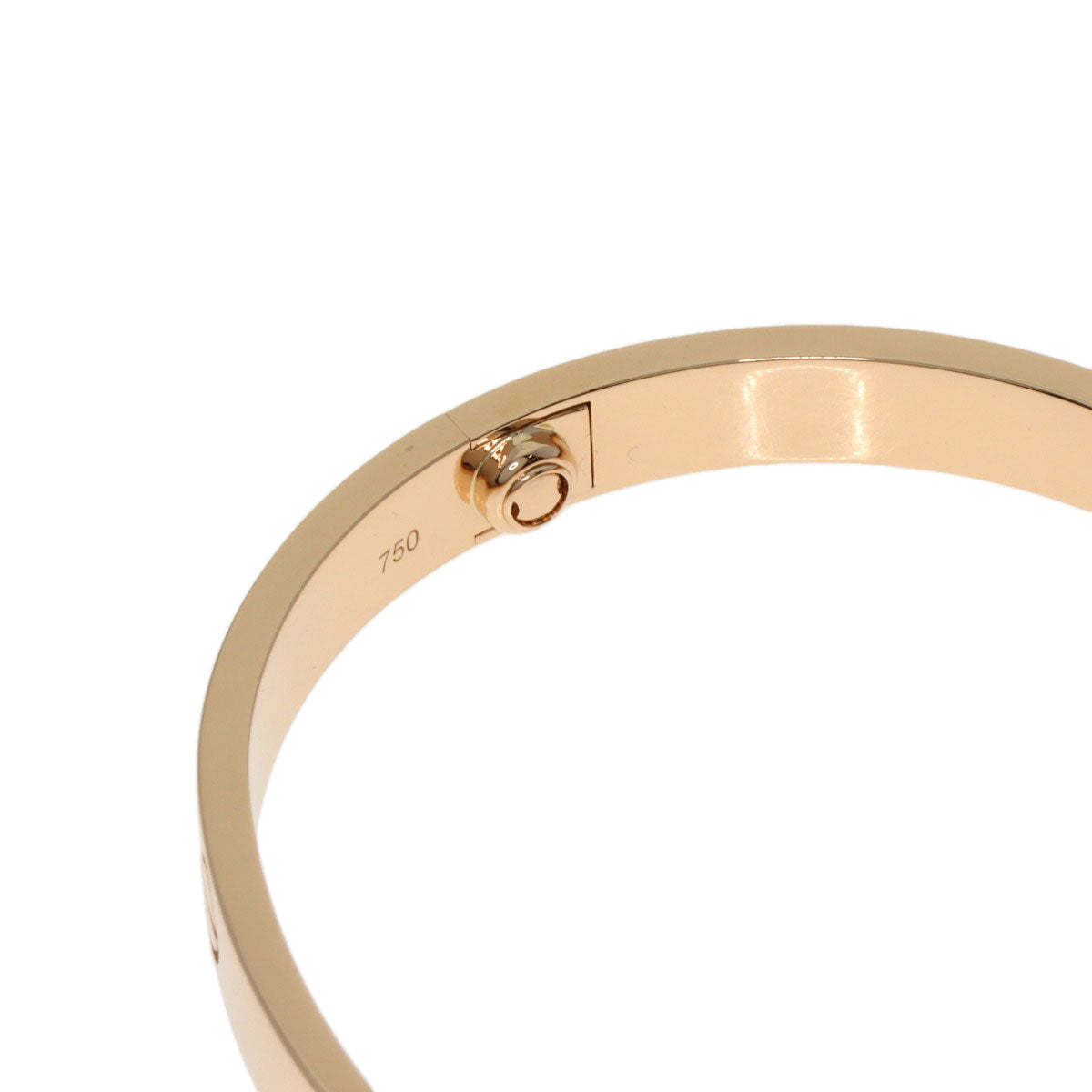 CARTIER LOVE Bracelets #17 Bracelet K18 Pink Gold Ladies [Used]