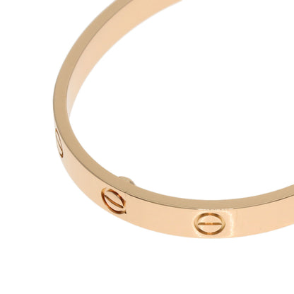 CARTIER LOVE Bracelets #17 Bracelet K18 Pink Gold Ladies [Used]