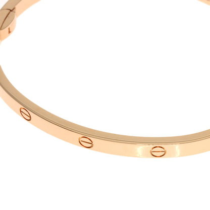 CARTIER LOVE Bracelets SM #15 Bracelet K18 Pink Gold Ladies [Used]