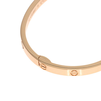 CARTIER LOVE Bracelets SM #15 Bracelet K18 Pink Gold Ladies [Used]