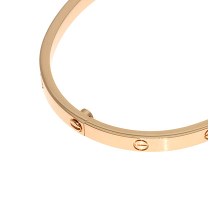 CARTIER LOVE Bracelets SM #15 Bracelet K18 Pink Gold Ladies [Used]