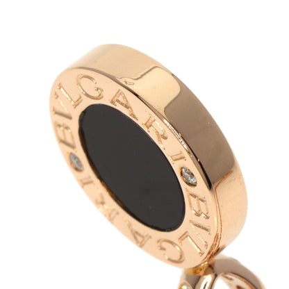 BVLGARI BVLGARI Onyx White Shell Diamond Necklace K18 Pink Gold Ladies [Used]