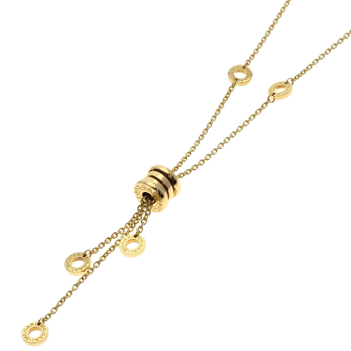 BVLGARI B.zero1 element Necklace K18 Yellow Gold Ladies [Used]