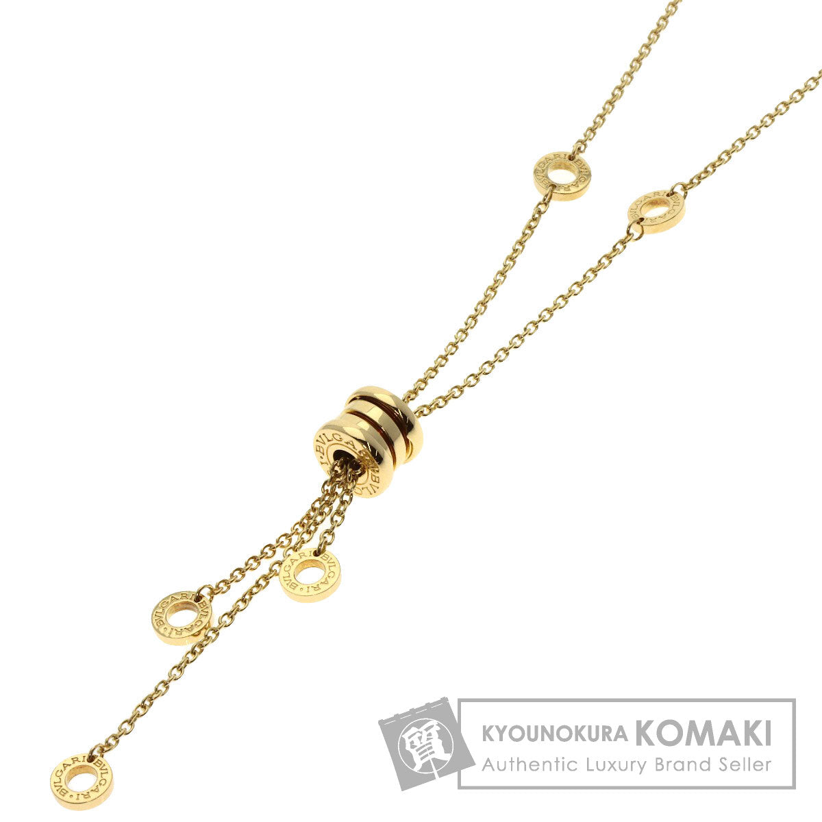 BVLGARI B.zero1 element Necklace K18 Yellow Gold Ladies [Used]