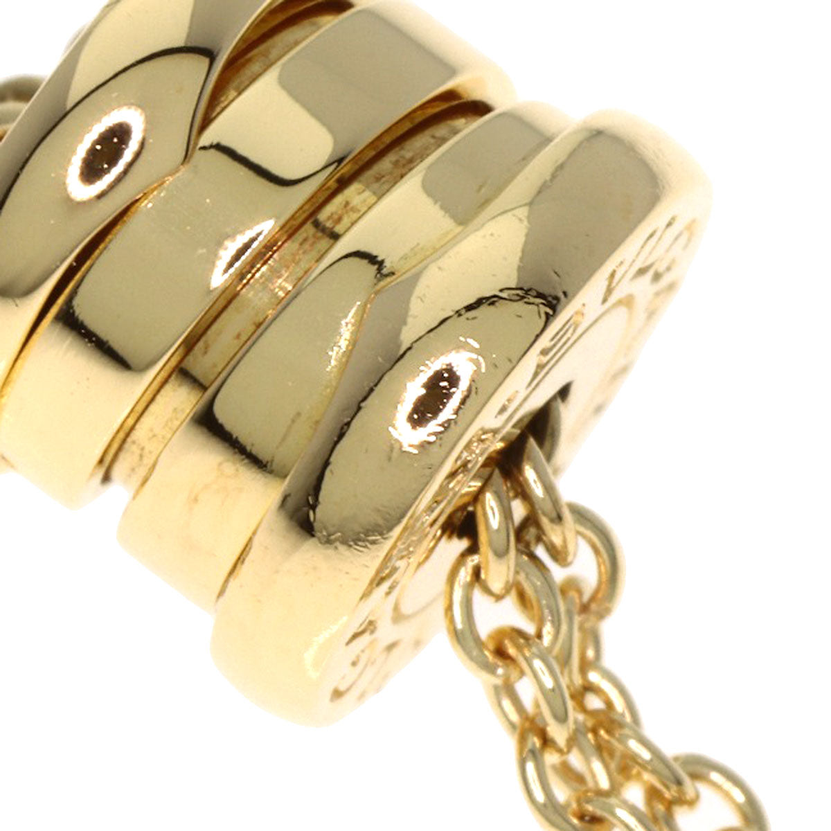 BVLGARI B.zero1 element Necklace K18 Yellow Gold Ladies [Used]